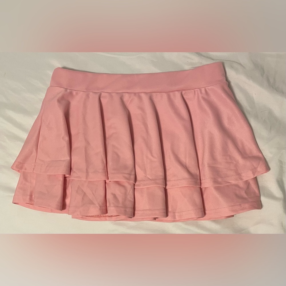 Light Pink Mini Skirt